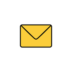Mail icon vector for web and mobile app. email sign and symbol. E-mail icon. Envelope icon