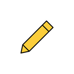 Pencil icon vector for web and mobile app. pen sign and symbol. edit icon vector