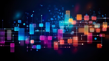 Abstract Communication technology for internet business. Global world network and telecommunication