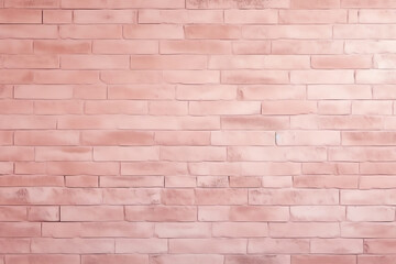 Obraz premium Generative AI : Pastel pink brick background wall texture.pink red brickwall with light paint backdrop wallpaper for woman concept