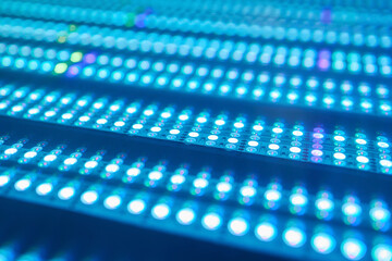 colour of led rigid strip lighht : two of led light line on Blue.