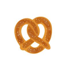 Fototapeta premium Salted Pretzel Vector Illustration Logo