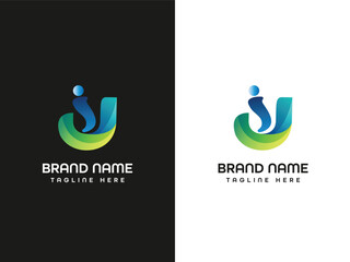 modern letter buseness logo design