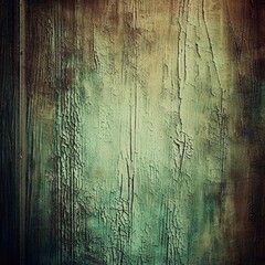 Obraz premium painted wooden door with a weathered green patina