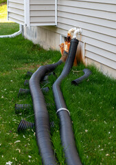 Problem with underground water. Pumping Water from basement. Drainage system problem. Black...