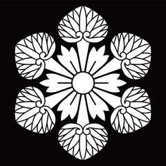 家紋です。紀州六つ葵といいます。