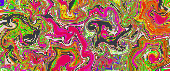 Fantasy concept of abstract multicolored handmade background. 