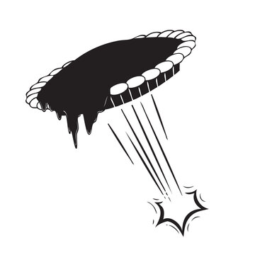 recommend clip art: Throwing a pie