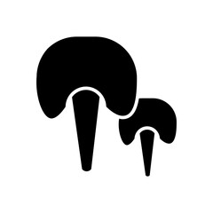 mushroom glyph icon