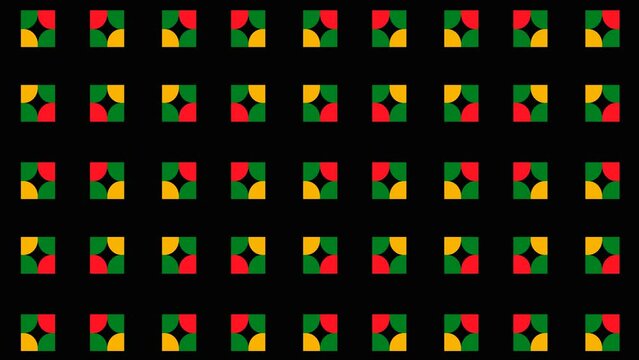 Black History Month Pattern Move