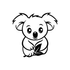 cute koala vector illustration © Rudez Studio