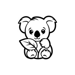 cute koala vector illustration © Rudez Studio