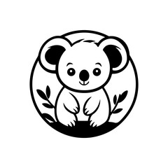 cute koala vector illustration