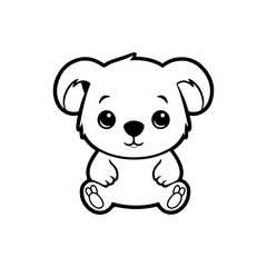 cute koala vector illustration