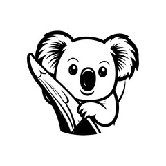cute koala vector illustration