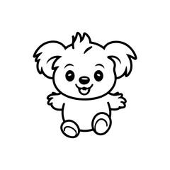 cute koala vector illustration