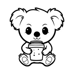 cute koala vector illustration