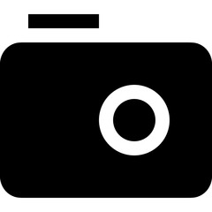 camera photography icon symbol image vector. Illustration of multimedia photographic lens grapich design image.