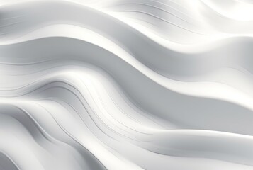Obraz premium Soft Modern Wave Light Gray and White abstract background. generative ai