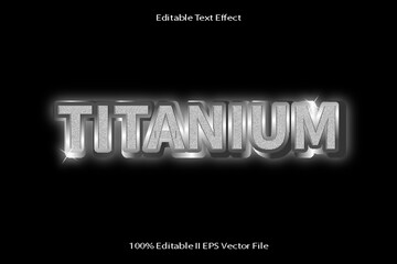 Titanium Editable Text Effect 3d Emboss Cartoon Gradient Style