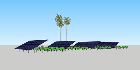  "Harnessing Renewable Energy in Agrovoltaic Farming"
"Solar Harvest: Maximizing Land Use with Dual-Use Solar Farms"