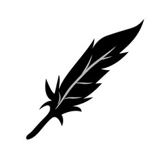 feather vector icon