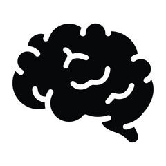 Brain, mind, think icon