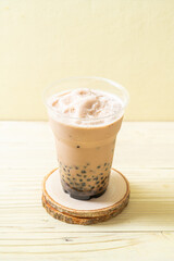 Taiwan milk tea with bubbles