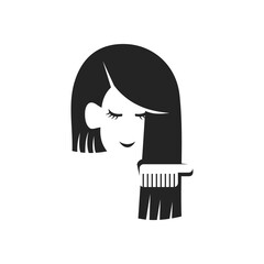 salon logo template. Icon Illustration Brand Identity. Isolated and flat illustration. Vector graphic