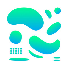 Abstract Shape Gradient Elements Curve Circle 