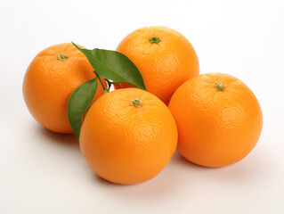 Orange isolated in white background