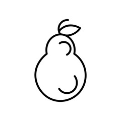 pear line icon