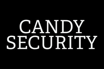 Candy Security Funny Halloween T-Shirt Design