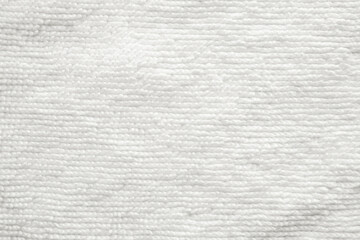 Obraz premium white cotton fabric towel texture abstract background