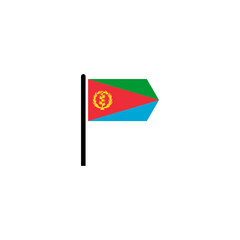 Eritrea flags icon set, Eritrea independence day icon set vector sign symbol