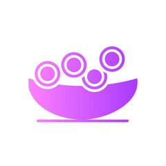 Obraz premium spaghetti gradient icon