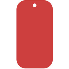 Digital png illustration of blank label on transparent background