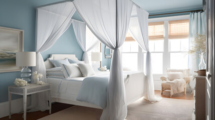 Fototapeta na wymiar interior bedroom room bed hotel home furniture