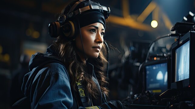 asian  woman event worker director