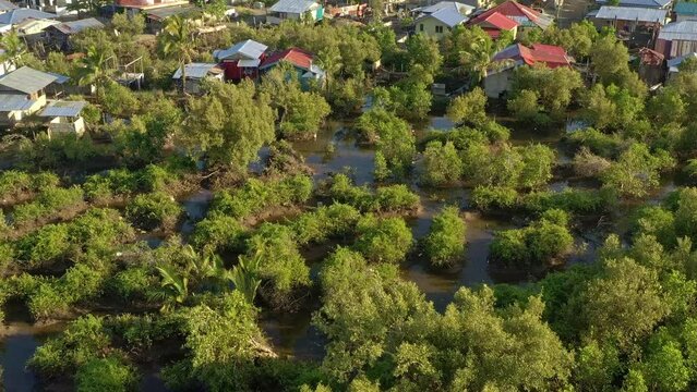  Aerial View of Settlers Neighborhood in Surigao City
