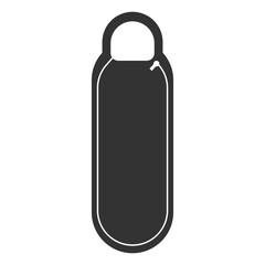 Vector illustration of bed blanket icon in dark color and transparent background(png).