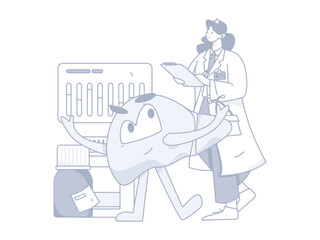 Medical Characters Anti-epidemic Flat Vector Concept Operation Hand Drawn Illustration
