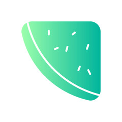watermelon gradient icon