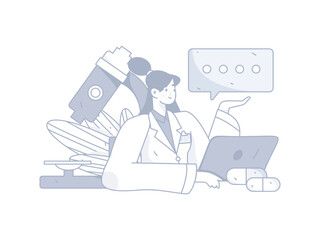 Medical Characters Anti-epidemic Flat Vector Concept Operation Hand Drawn Illustration
