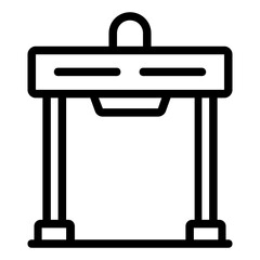 metal detector icon