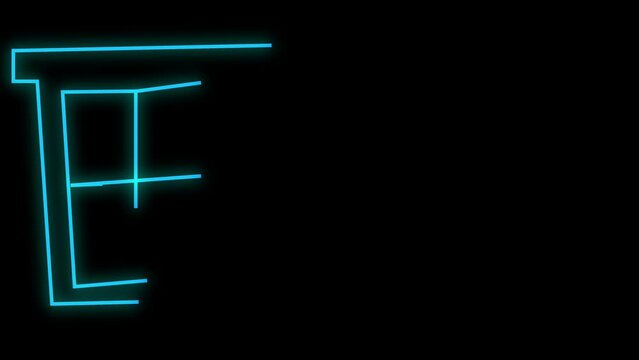 glowing window shape animation 