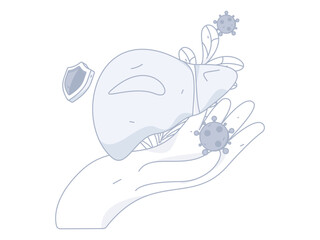 Fototapeta premium Medical Characters Anti-epidemic Flat Vector Concept Operation Hand Drawn Illustration 