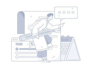 Medical Characters Anti-epidemic Flat Vector Concept Operation Hand Drawn Illustration
