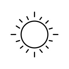 sun line icon