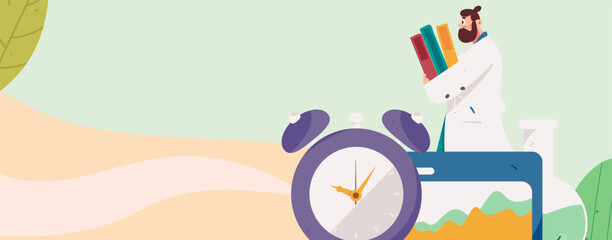 Medical Characters Anti-epidemic Flat Vector Concept Operation Hand Drawn Illustration
